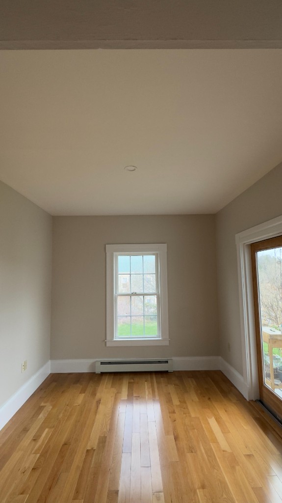 Bedroom ceiling after interior painting by Servidori Painting